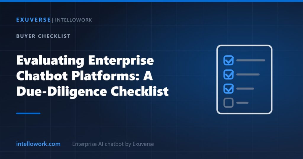 Engineer due-diligence checklist for evaluating enterprise chatbot platforms