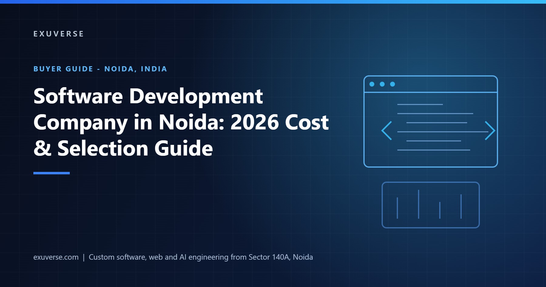 Software development company in Noida cost and selection guide